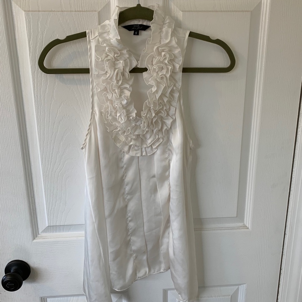 High collared dress shirt